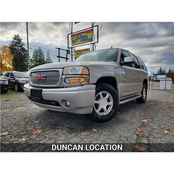 DUNCAN - 2004 GMC YUKON DENALI, BEIGE, 254433 KMS, 4X4. - D210461