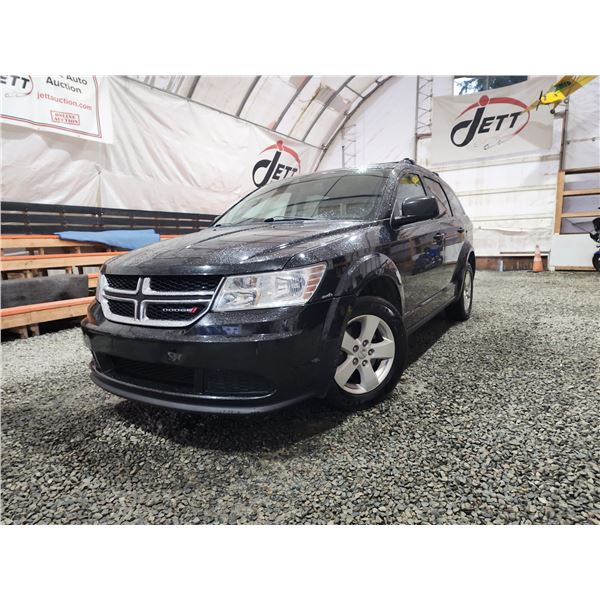 PARKSVILLE - 2015 DODGE JOURNEY, BLACK, 238459 KMS, FRONT WHEEL DRIVE. - D748068