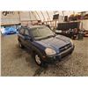 Image 10 : PARKSVILLE - 2006 HYUNDAI TUCSON, BLUE, 288053 KMS, ALL WHEEL DRIVE. NO RESERVE. - P455417