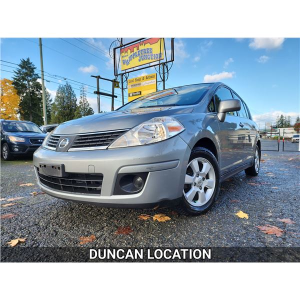 DUNCAN - 2007 NISSAN VERSA, GREY, 211759 KMS, FRONT WHEEL DRIVE. - D384306