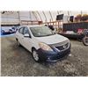 Image 9 : PARKSVILLE - 2013 NISSAN VERSA, WHITE, 216608 KMS, FRONT WHEEL DRIVE. - B837353