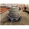 Image 7 : PARKSVILLE - 2017 HYUNDAI ELANTRA, BLACK, 240971 KMS, FRONT WHEEL DRIVE. - B193359
