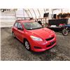Image 9 : PARKSVILLE - 2011 TOYOTA MATRIX, RED, 173273 KMS, ALL WHEEL DRIVE. - D020256