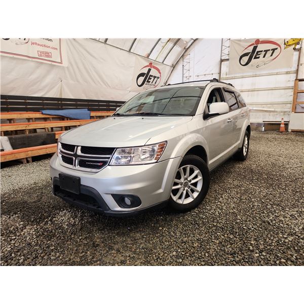 PARKSVILLE - 2014 DODGE JOURNEY, SILVER, 186991 KMS, FRONT WHEEL DRIVE. - D260182