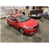 Image 10 : PARKSVILLE - 2018 KIA FORTE LX, RED, 182941 KMS, FRONT WHEEL DRIVE. - D170156
