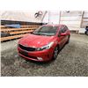 Image 3 : PARKSVILLE - 2018 KIA FORTE LX, RED, 182941 KMS, FRONT WHEEL DRIVE. - D170156