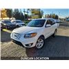 Image 2 : DUNCAN - 2010 HYUNDAI SANTA FE, WHITE, 205386 KMS, ALL WHEEL DRIVE. - D377047