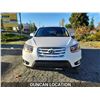 Image 3 : DUNCAN - 2010 HYUNDAI SANTA FE, WHITE, 205386 KMS, ALL WHEEL DRIVE. - D377047
