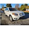 Image 5 : DUNCAN - 2010 HYUNDAI SANTA FE, WHITE, 205386 KMS, ALL WHEEL DRIVE. - D377047