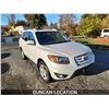 Image 6 : DUNCAN - 2010 HYUNDAI SANTA FE, WHITE, 205386 KMS, ALL WHEEL DRIVE. - D377047
