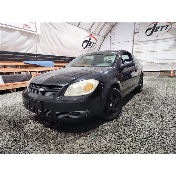PARKSVILLE - 2008 CHEVROLET COBALT, BLACK, 248540 KMS, FRONT WHEEL DRIVE. NO RESERVE. - D105997