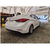 Image 14 : PARKSVILLE - 2016 HYUNDAI ELANTRA, WHITE, 109153 KMS, FRONT WHEEL DRIVE. - J682573