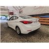 Image 20 : PARKSVILLE - 2016 HYUNDAI ELANTRA, WHITE, 109153 KMS, FRONT WHEEL DRIVE. - J682573