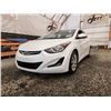 Image 2 : PARKSVILLE - 2016 HYUNDAI ELANTRA, WHITE, 109153 KMS, FRONT WHEEL DRIVE. - J682573
