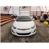 Image 6 : PARKSVILLE - 2016 HYUNDAI ELANTRA, WHITE, 109153 KMS, FRONT WHEEL DRIVE. - J682573