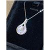 Image 3 : 319 -- 5 CARAT SIMULATED DIAMOND NECKLACE