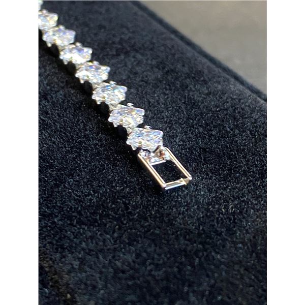 320 -- PRINCESS CUT TENNIS BRACELET