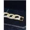 Image 2 : 321 -- 14K GOLD PLATED CUBAN LINK BRACELET