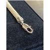 Image 3 : 322 -- PLATINUM PLATED CUBAN LINK BRACELET