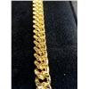 Image 3 : 323 -- 14K GOLD PLATED CUBAN LINK NECKLACE