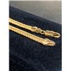Image 2 : 324 -- 18K GOLD PLATED SERPENTINE NECKLACE