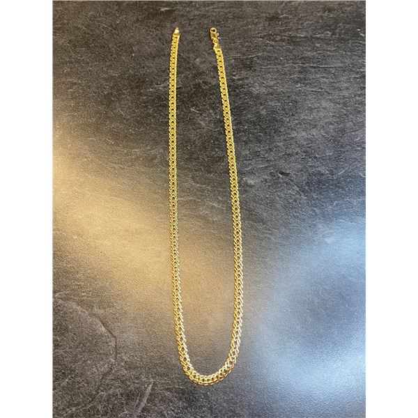 325 -- 14K GOLD PLATED 6MM CUBAN LINK NECKLACE