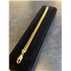 Image 1 : 329 -- 14K GOLD PLATED CUBAN LINK BRACELET
