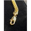 Image 3 : 329 -- 14K GOLD PLATED CUBAN LINK BRACELET