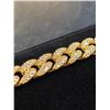 Image 4 : 330 -- 18K GOLD PLATED ICED CUBAN LINKS