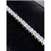Image 2 : 331 -- PLATINUM PLATED TENNIS BRACELET