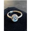 Image 1 : 332 -- 1 CARAT BLUE TOPAZ RING