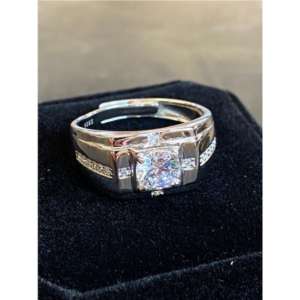 335 -- 1 CARAT SIMULATED DIAMOND RING