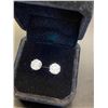 Image 1 : 336 -- 18K GOLD PLATED 2 CARAT SIMULATED DIAMOND STUDS