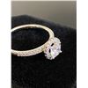 Image 2 : 337 -- PLATINUM PLATED 1 CARAT RING