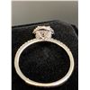Image 3 : 337 -- PLATINUM PLATED 1 CARAT RING