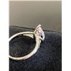 Image 2 : 340 -- PLATINUM PLATED 1 CARAT MARQUISE CUT
