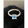 Image 1 : 341 -- 1.25 PRINCESS CUT BLUE TOPAZ