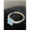 Image 3 : 341 -- 1.25 PRINCESS CUT BLUE TOPAZ
