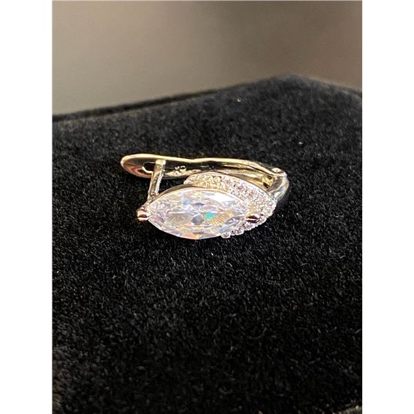 343 -- 1 CARAT MARQUISE EARRINGS
