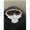 Image 1 : 345 -- 2 CARAT PEAR CUT TRINITY RING