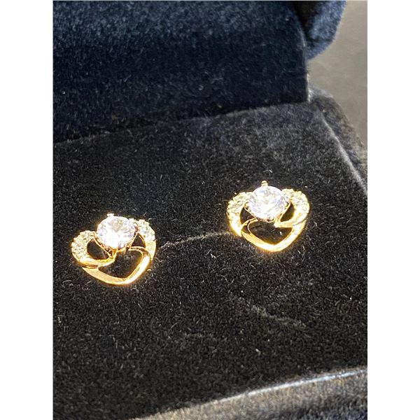 347 -- 14K GOLD PLATED .5 CARAT STUDS