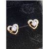 Image 2 : 347 -- 14K GOLD PLATED .5 CARAT STUDS