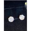Image 1 : 349 -- 14K GOLD PLATED 2 CARAT STUDS