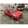 Image 10 : PARKSVILLE - 2018 KIA FORTE LX, RED, 182941 KMS, FRONT WHEEL DRIVE. - D170156