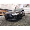 Image 1 : PARKSVILLE - 2015 DODGE DART, BLACK, 234627 KMS, FRONT WHEEL DRIVE. - P347015