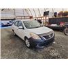 Image 9 : PARKSVILLE - 2013 NISSAN VERSA, WHITE, 216608 KMS, FRONT WHEEL DRIVE. - B837353