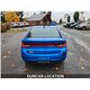 Image 12 : DUNCAN - 2015 DODGE DART, BLUE,  KMS, FRONT WHEEL DRIVE. - D266577