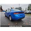 Image 13 : DUNCAN - 2015 DODGE DART, BLUE,  KMS, FRONT WHEEL DRIVE. - D266577