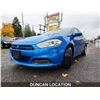 Image 1 : DUNCAN - 2015 DODGE DART, BLUE,  KMS, FRONT WHEEL DRIVE. - D266577
