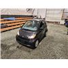 Image 4 : PARKSVILLE - 2009 SMART FORTWO, BLACK, 107051 KMS, REAR WHEEL DRIVE. - D252406